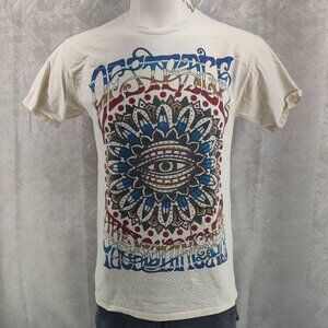 Destrage Are You Kidding Me Shirt Adult Medium White Graphic Print Short Sleeve